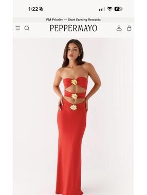 Pepper mayo maxi dress - size US 2